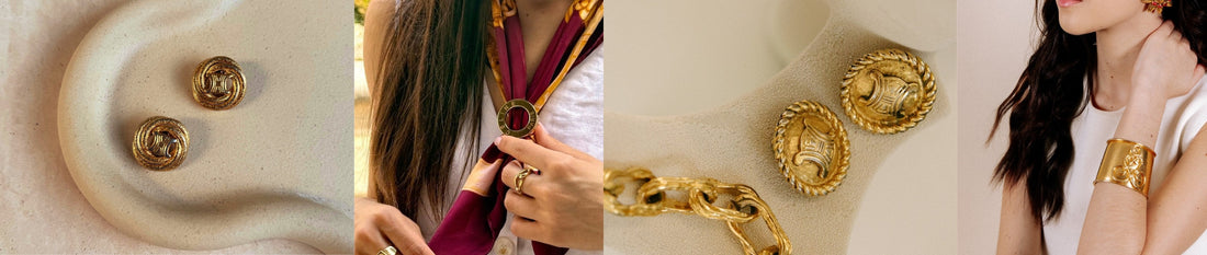 Les bijoux Céline vintage des années 80 : Codes, formes et signatures emblématiques
