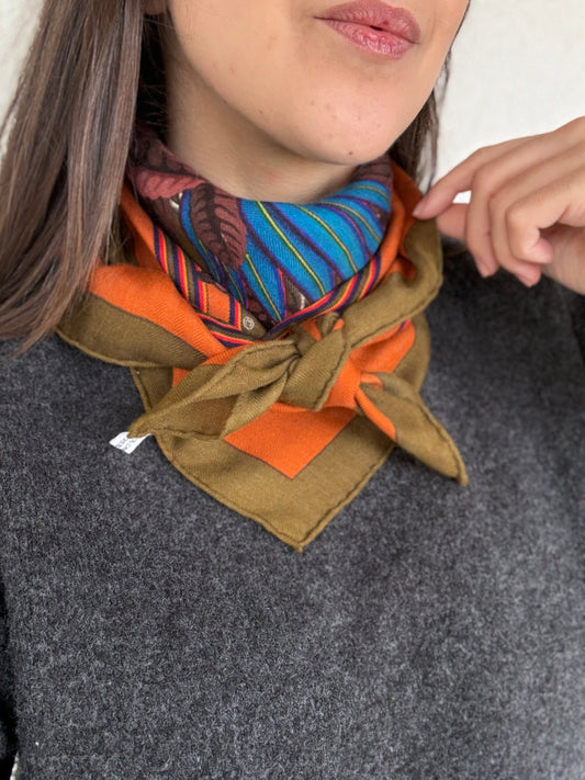 Hermès 90 Shawl – Les Perroquets model