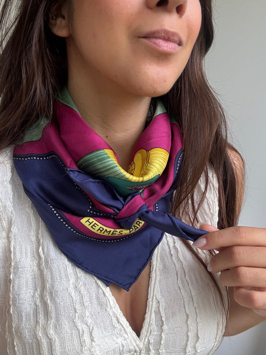 Foulard Hermès – modèle Tsubas