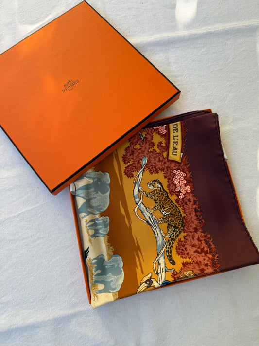 Hermès Scarf – La Trêve de l'Eau Design