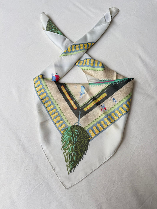 Foulard Hermès – Modèle Jardin Enchanté