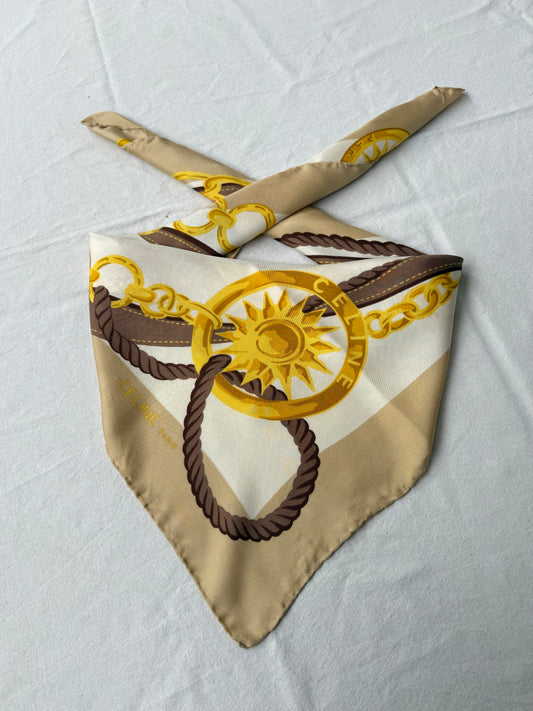 Foulard Céline – Chaînes et harnais
