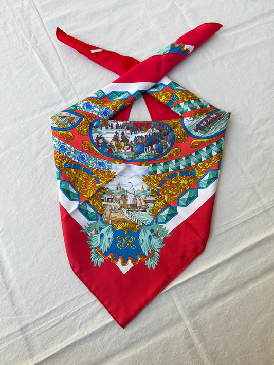 Foulard Hermès – Modèle Entente Cordiale