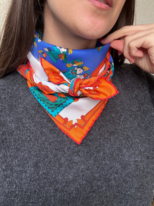 Hermès Scarf – Astres et Soleils design
