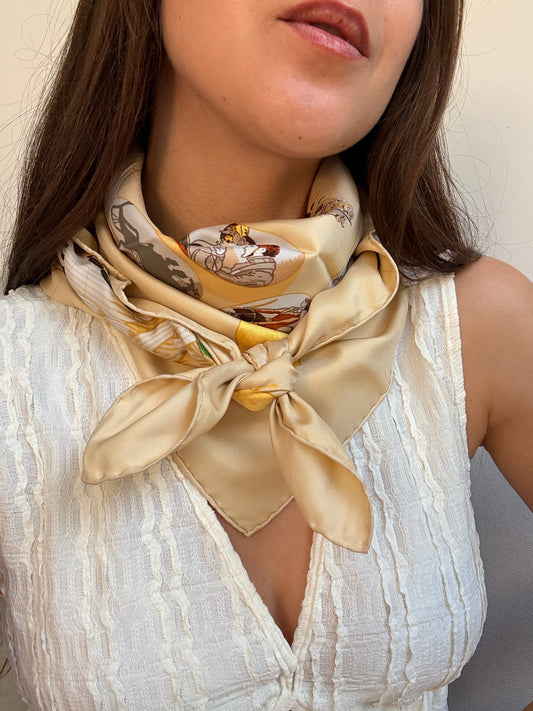 Foulard Hermès – Modèle Couvée d'Hermès