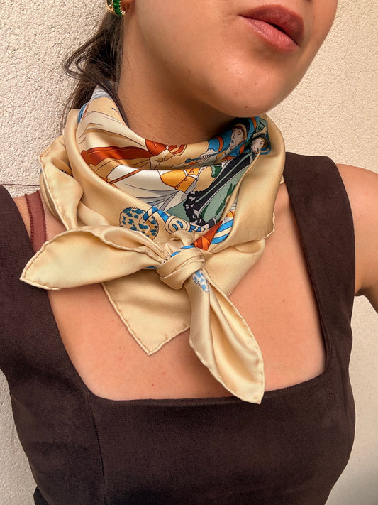 Foulard Hermès – Modèle Ombrelles et Parapluies