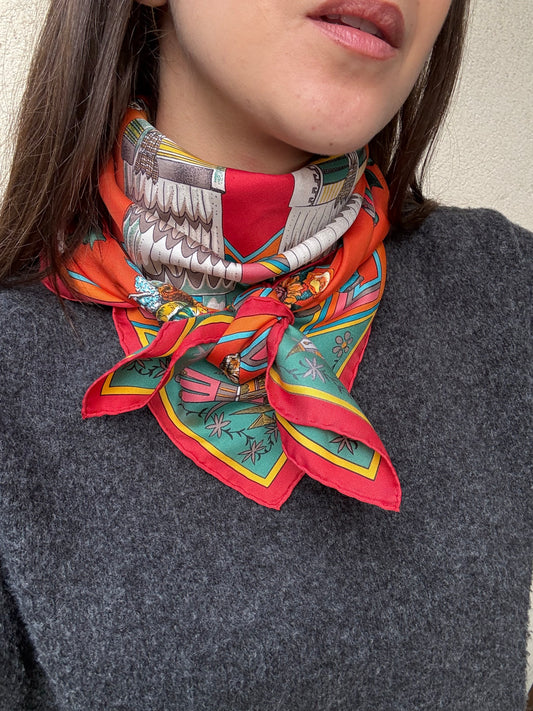 Hermès Scarf – Kachinas Design