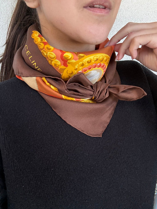 Celine Scarf – Knot Patterns