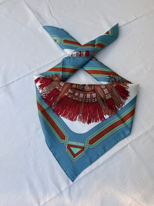 Foulard Hermès – Modèle Cuirs du Désert