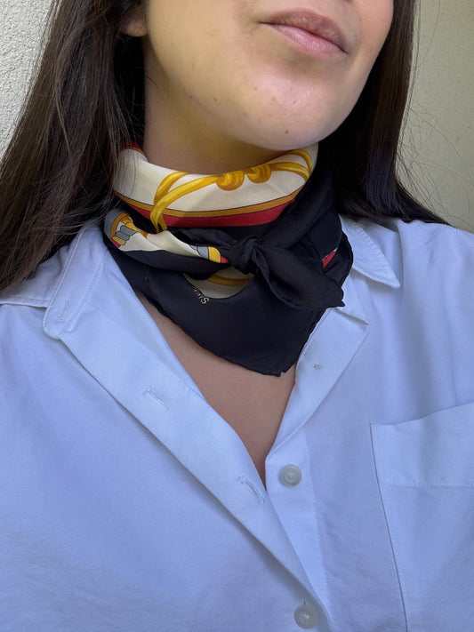Céline Scarf – Straps and Rings