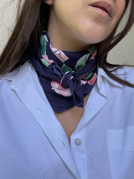 Christian Dior Scarf – Floral patterns