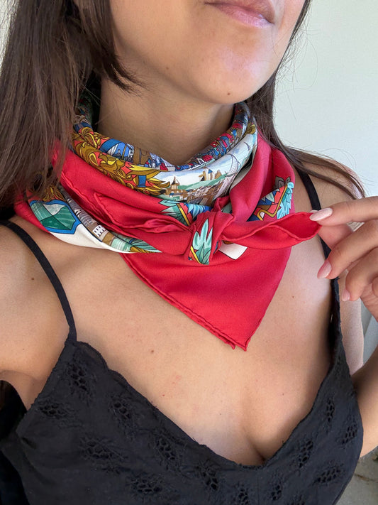 Foulard Hermès – Modèle Entente Cordiale