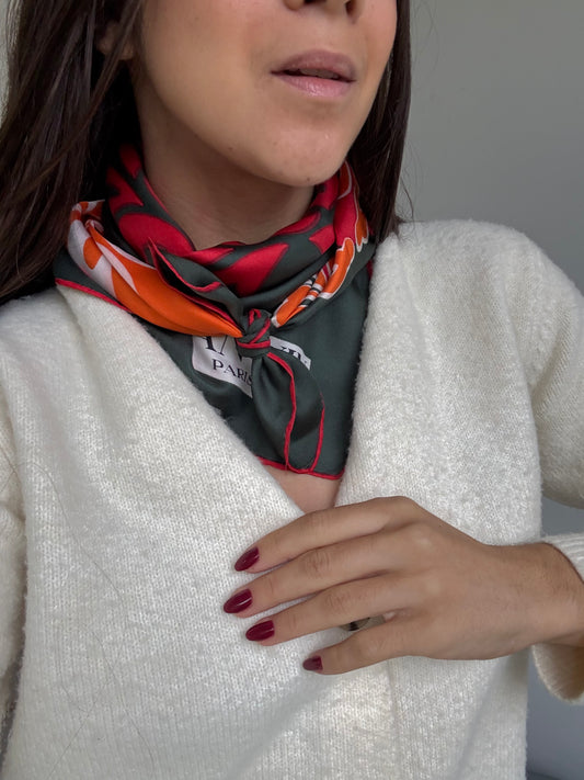 Foulard Lanvin – Motifs floraux