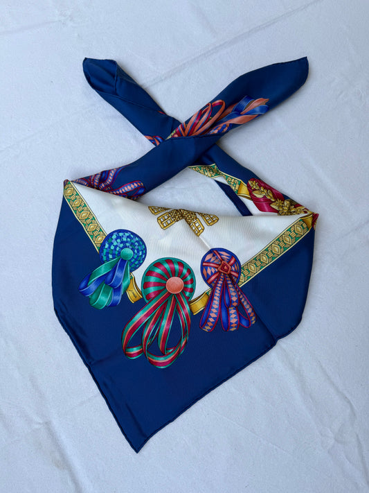 Hermès Scarf – Les Rubans Du Cheval Design