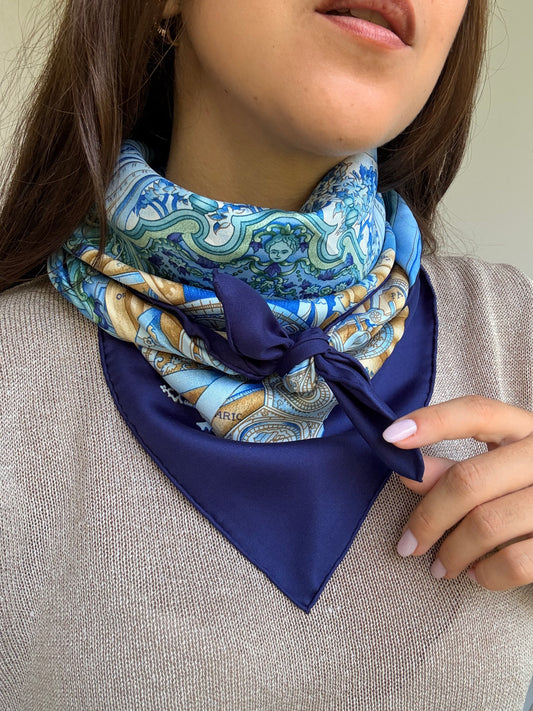 Foulard Hermès – Modèle Azulejos