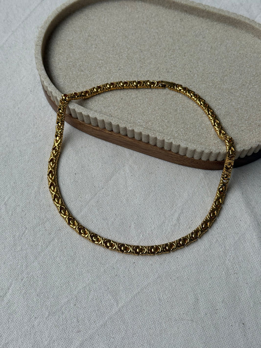Collier Napier vintage - Maille fine sculptée