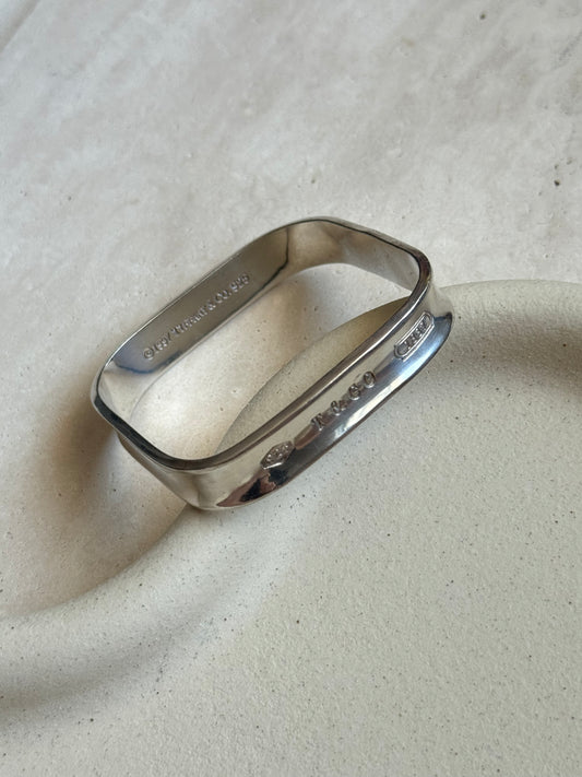 Jonc Tiffany & Co vintage – Carré en argent