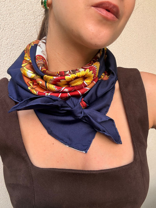 Foulard Hermès – Modèle Chevaux de Trait