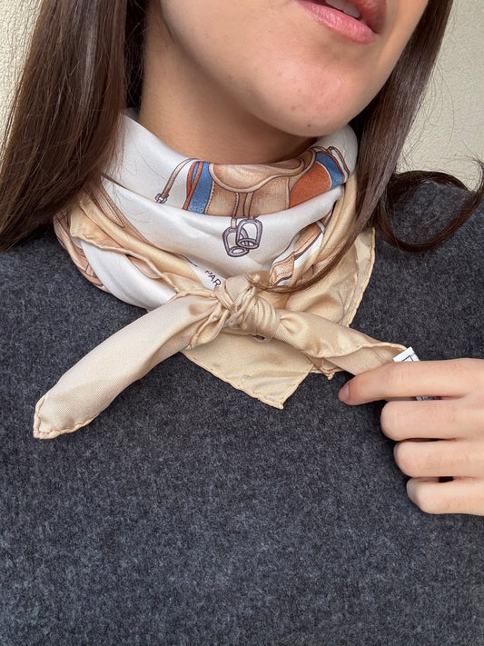 Céline Scarf – Equestrian and Ribbons Theme