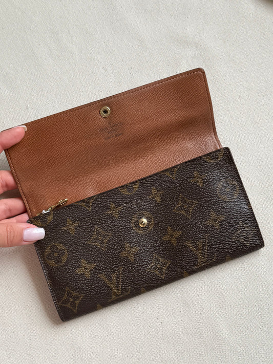 Portefeuille Louis Vuitton vintage - Toile enduite LV