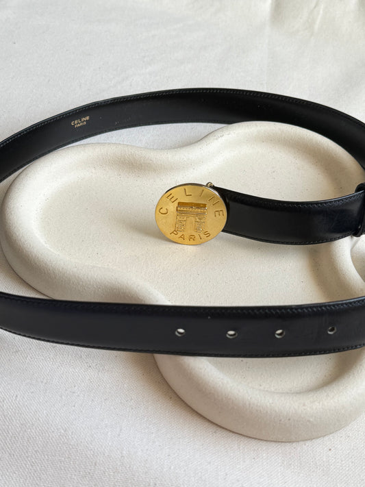 Ceinture Céline vintage - Boucle Arc de Triomphe