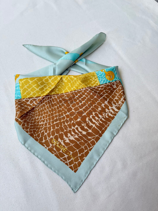 Celine Scarf – Stirrups and Snake Design