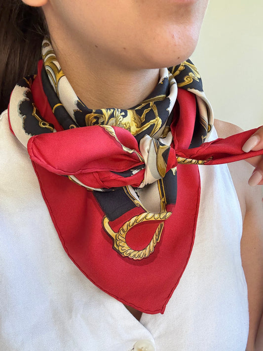 Foulard Hermès – Modèle Cuivreries