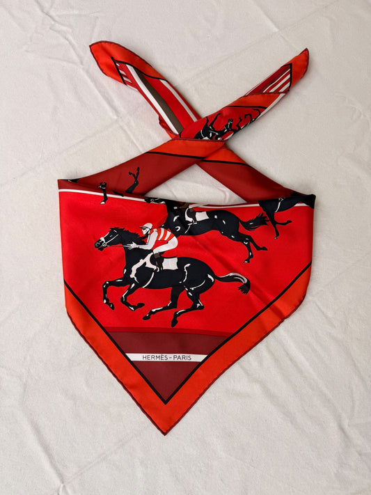 Foulard Hermès – Modèle Les Courses