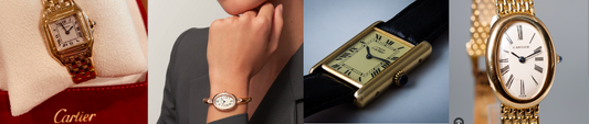 Montres Cartier vintage emblématiques : Tank, Santos et Panthère
