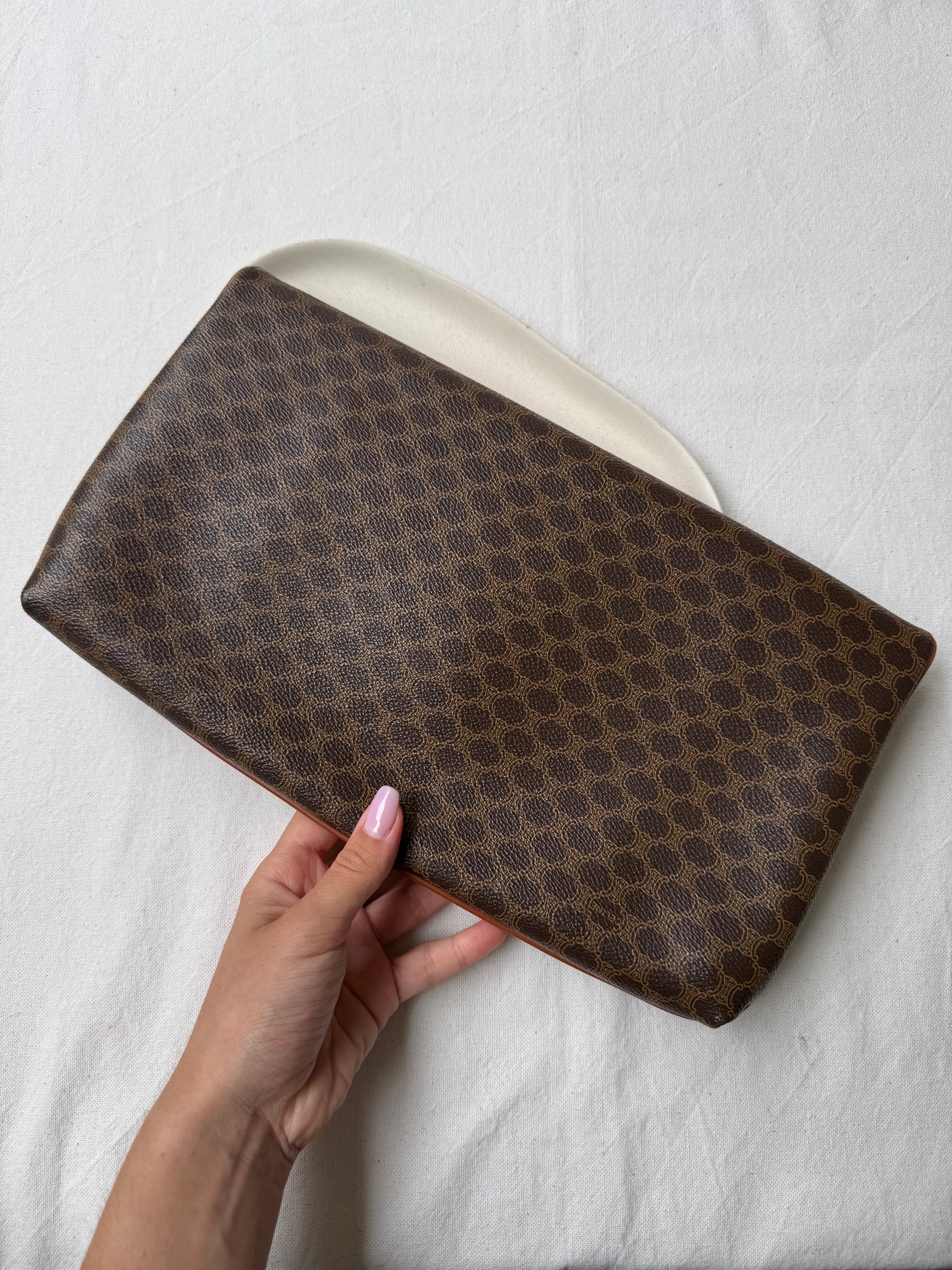 Pochette Céline vintage - Toile triomphe