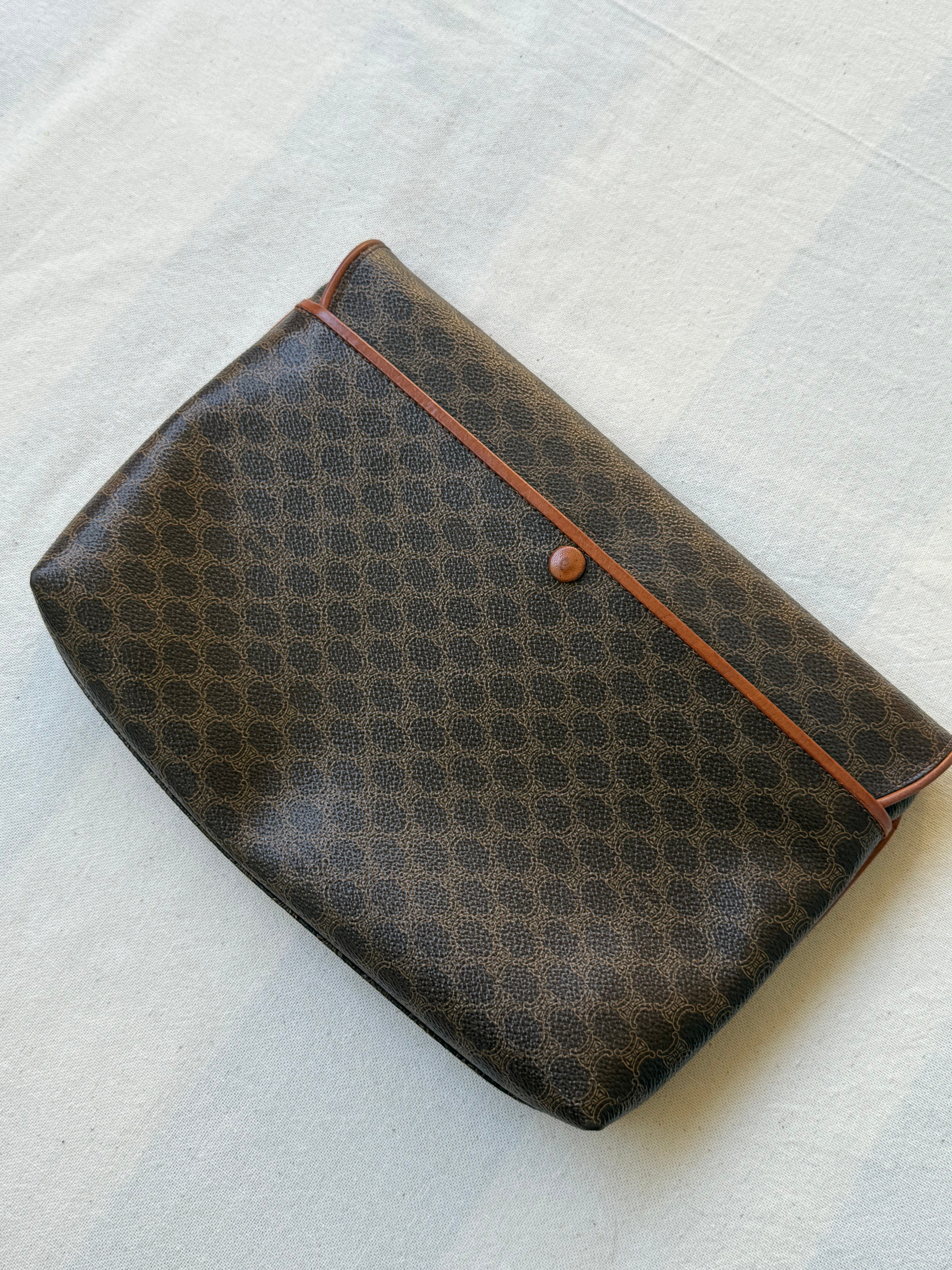 Pochette Céline vintage - Toile triomphe