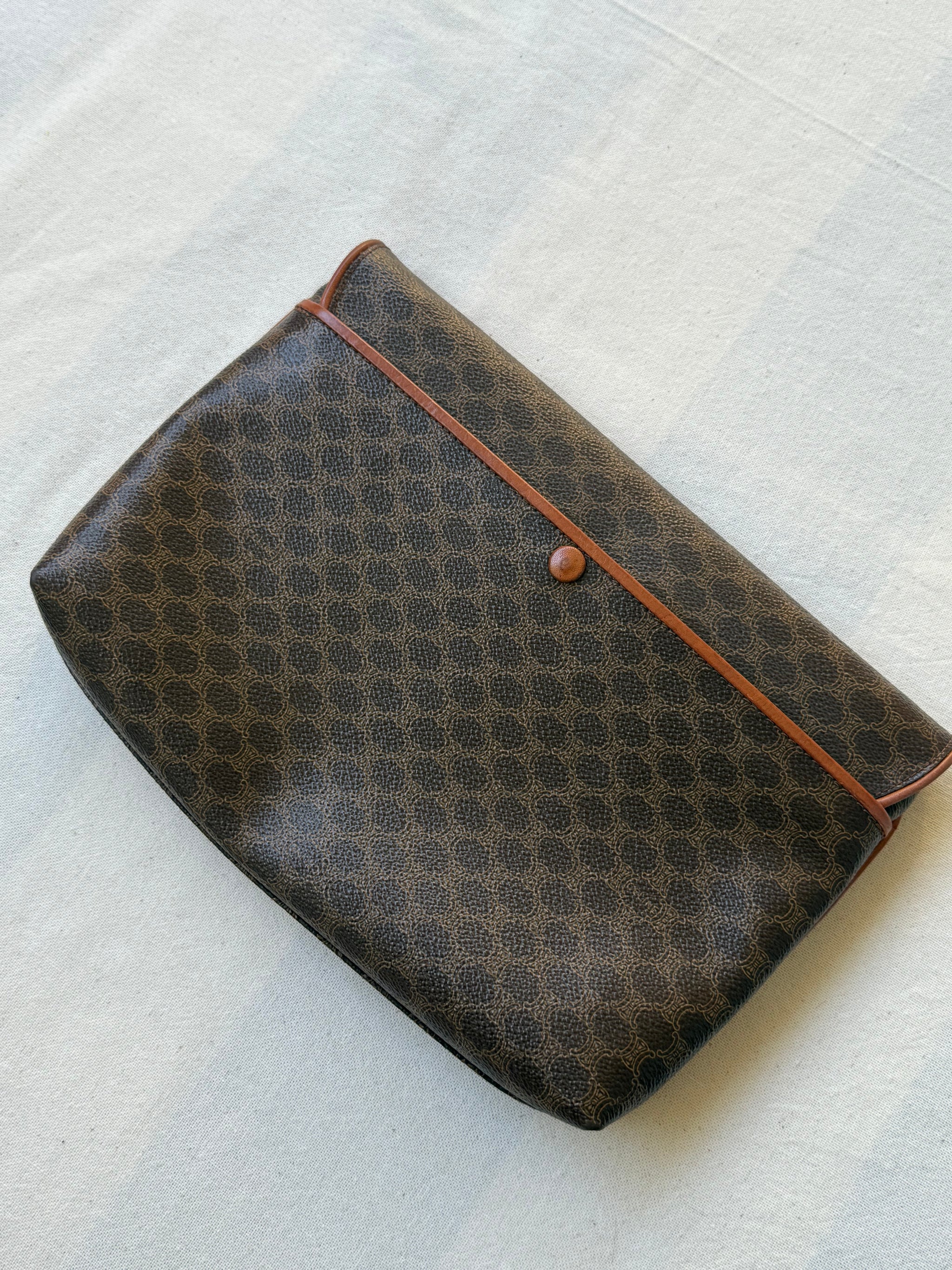 Pochette Céline vintage - Toile triomphe
