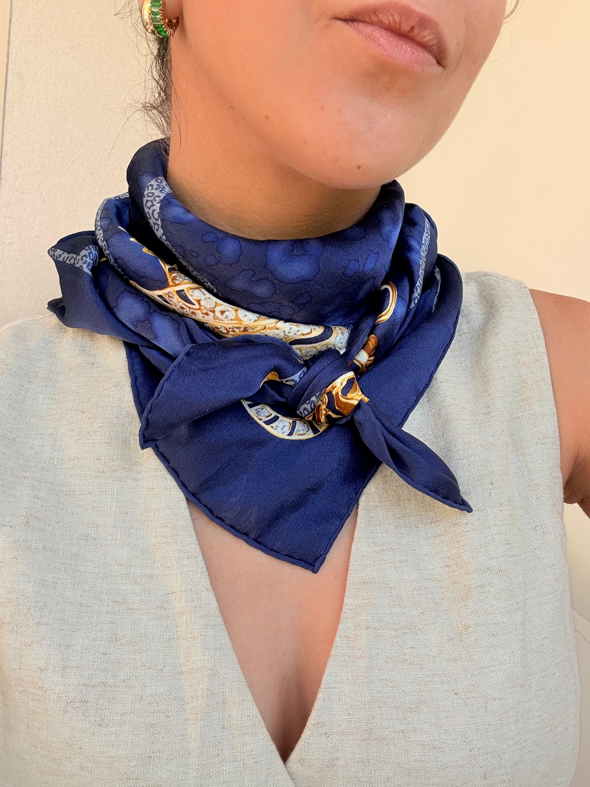 Foulard Cartier - Panthères et Félins