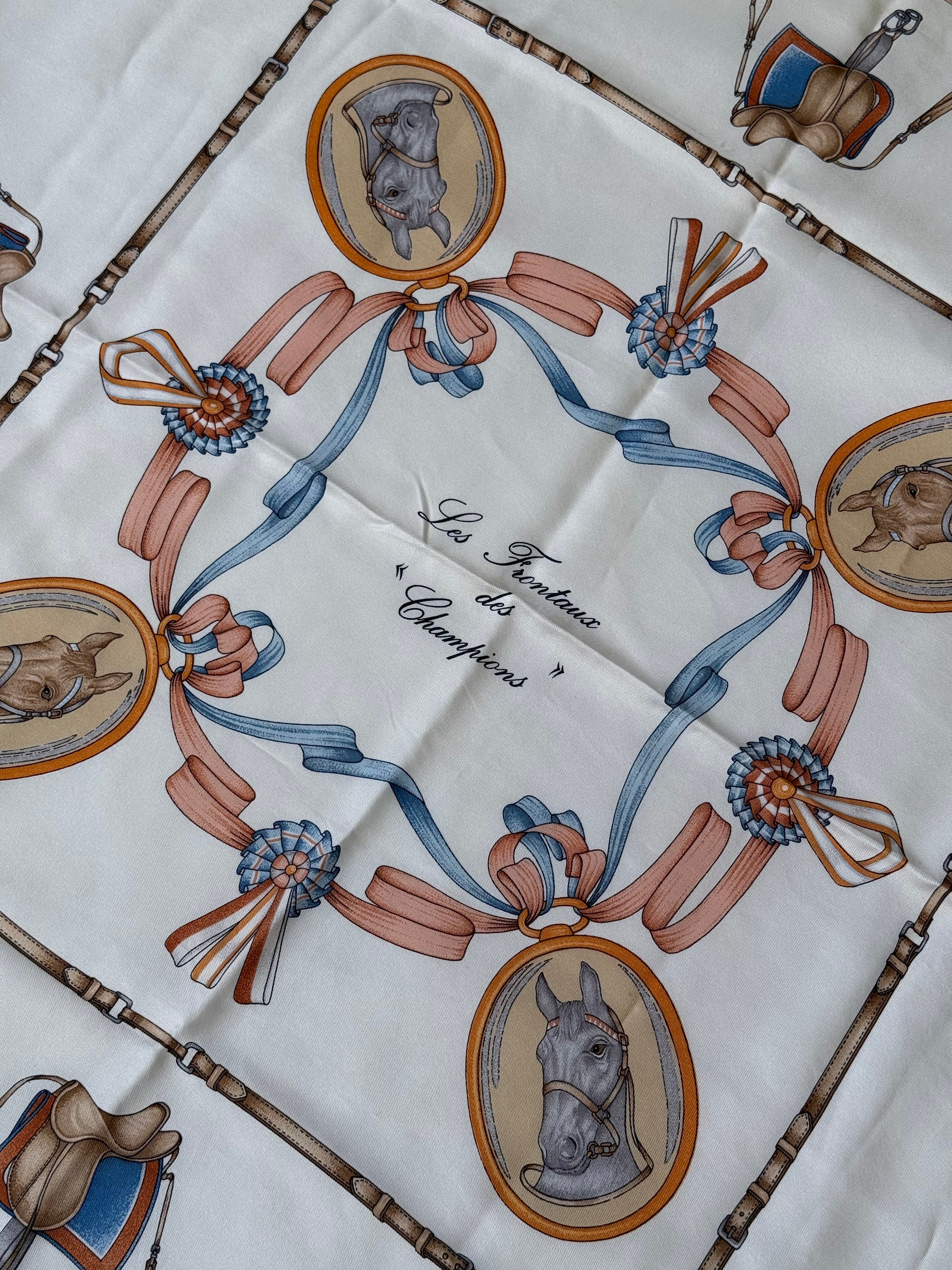 Céline Scarf – Equestrian and Ribbons Theme