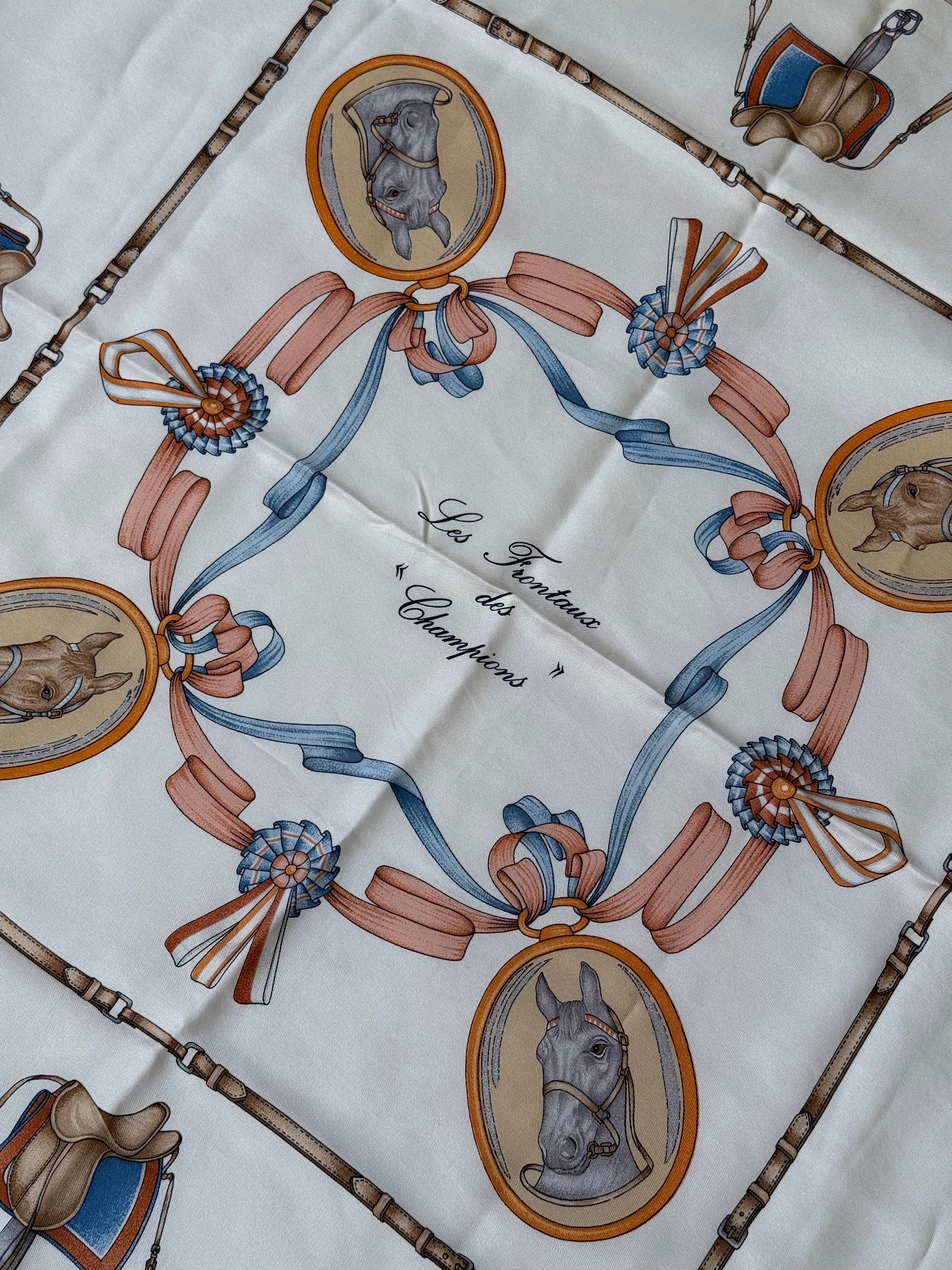Céline Scarf – Equestrian and Ribbons Theme