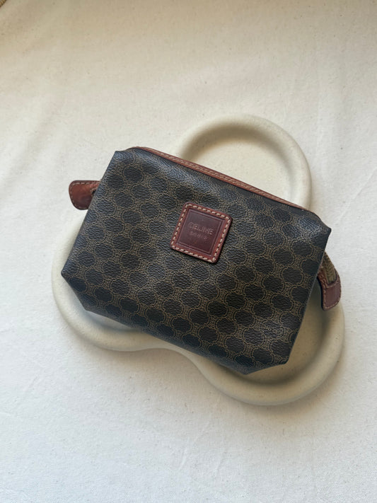 Pochette trousse Céline vintage - Toile triomphe