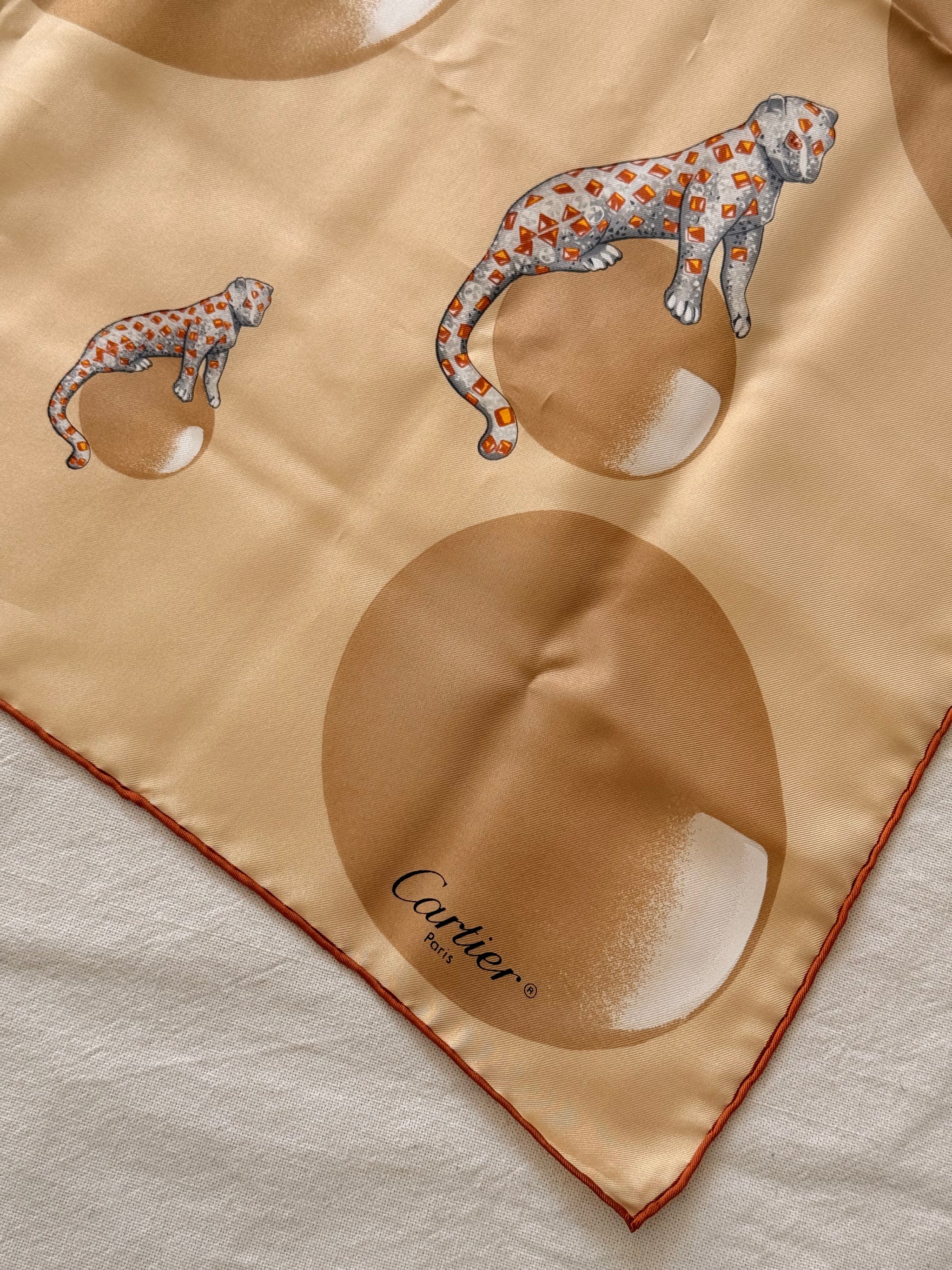 Foulard Cartier – Panthère joaillerie