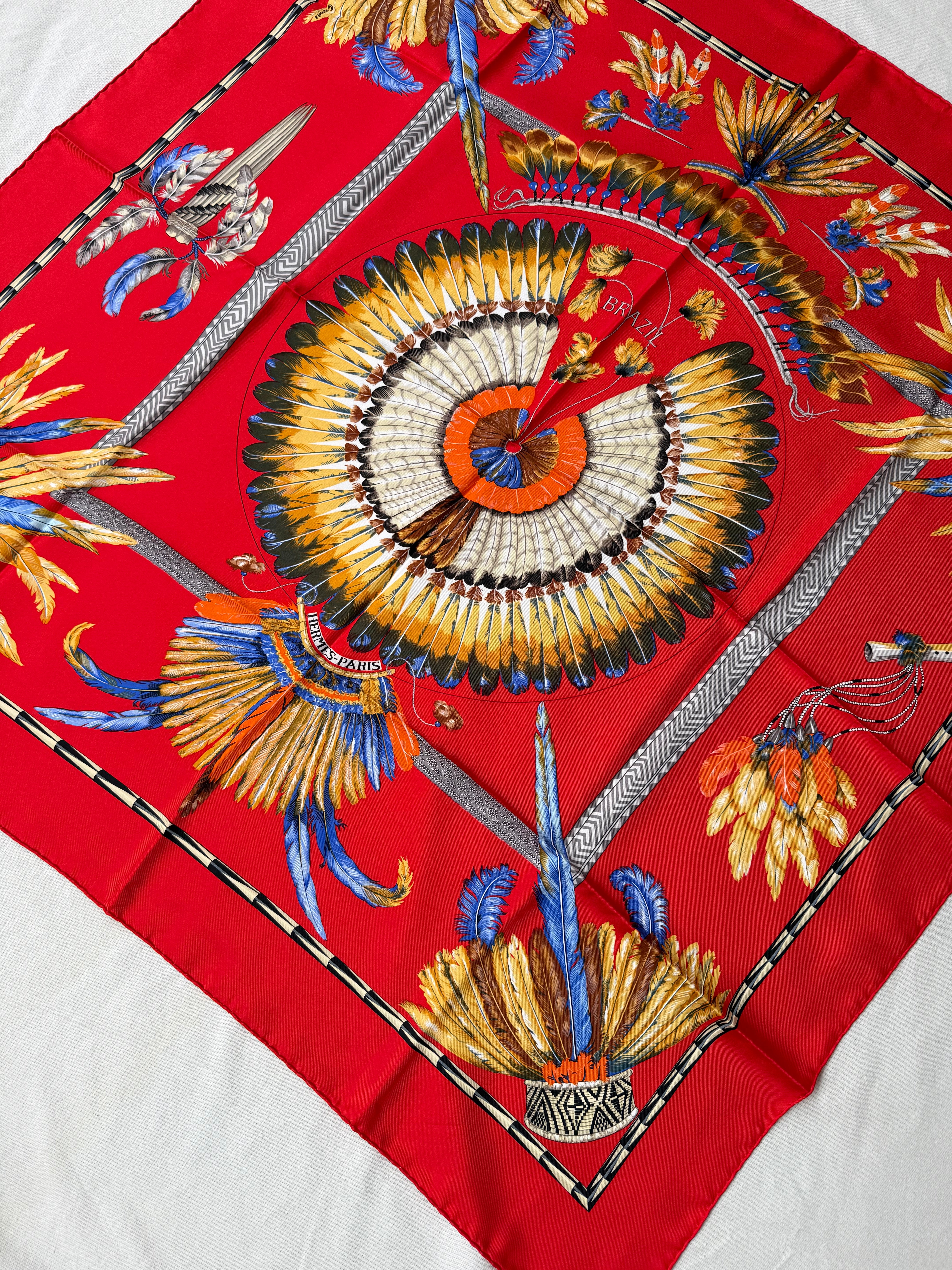 Foulard Hermès – Modèle Brazil
