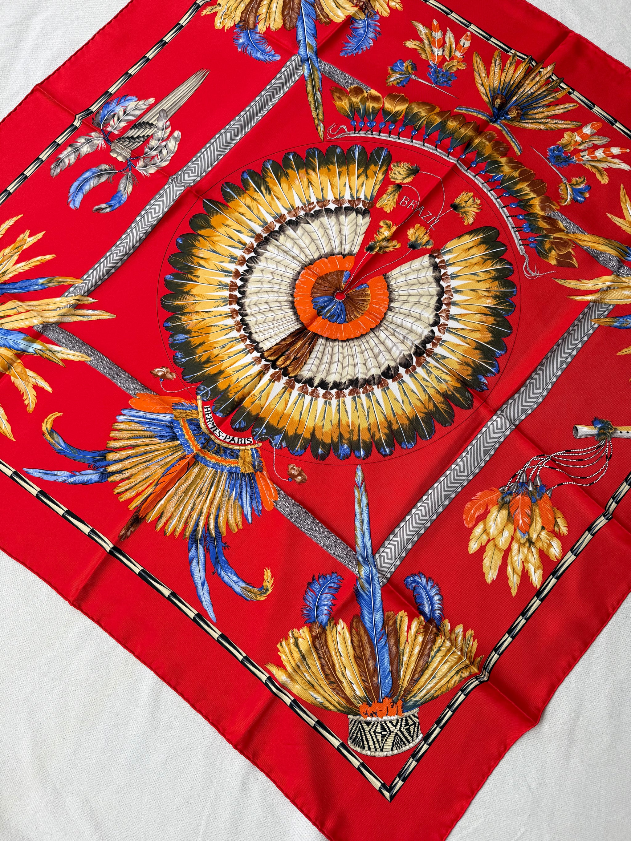 Foulard Hermès – Modèle Brazil