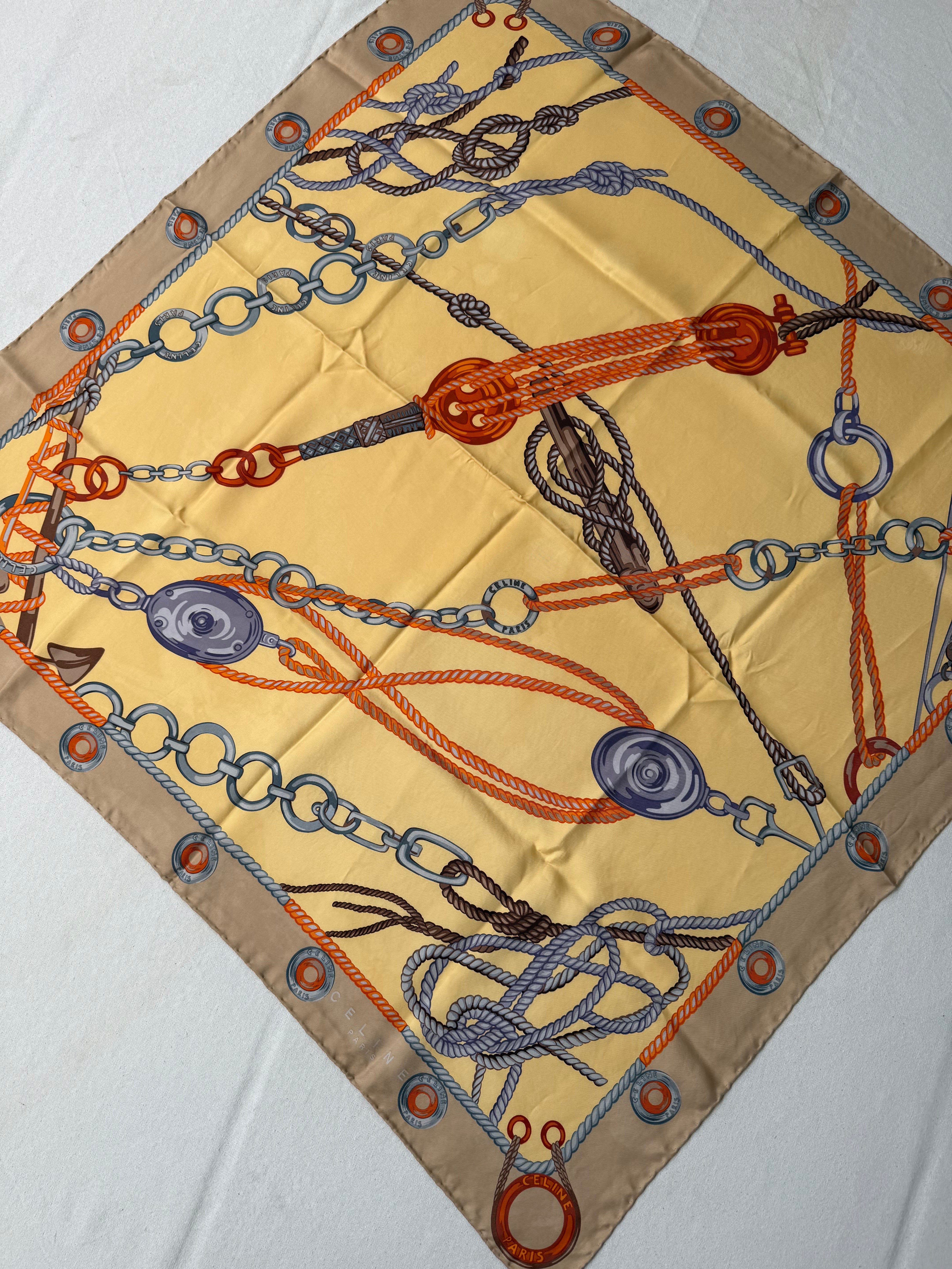 Foulard Céline – Cordages et chaînes