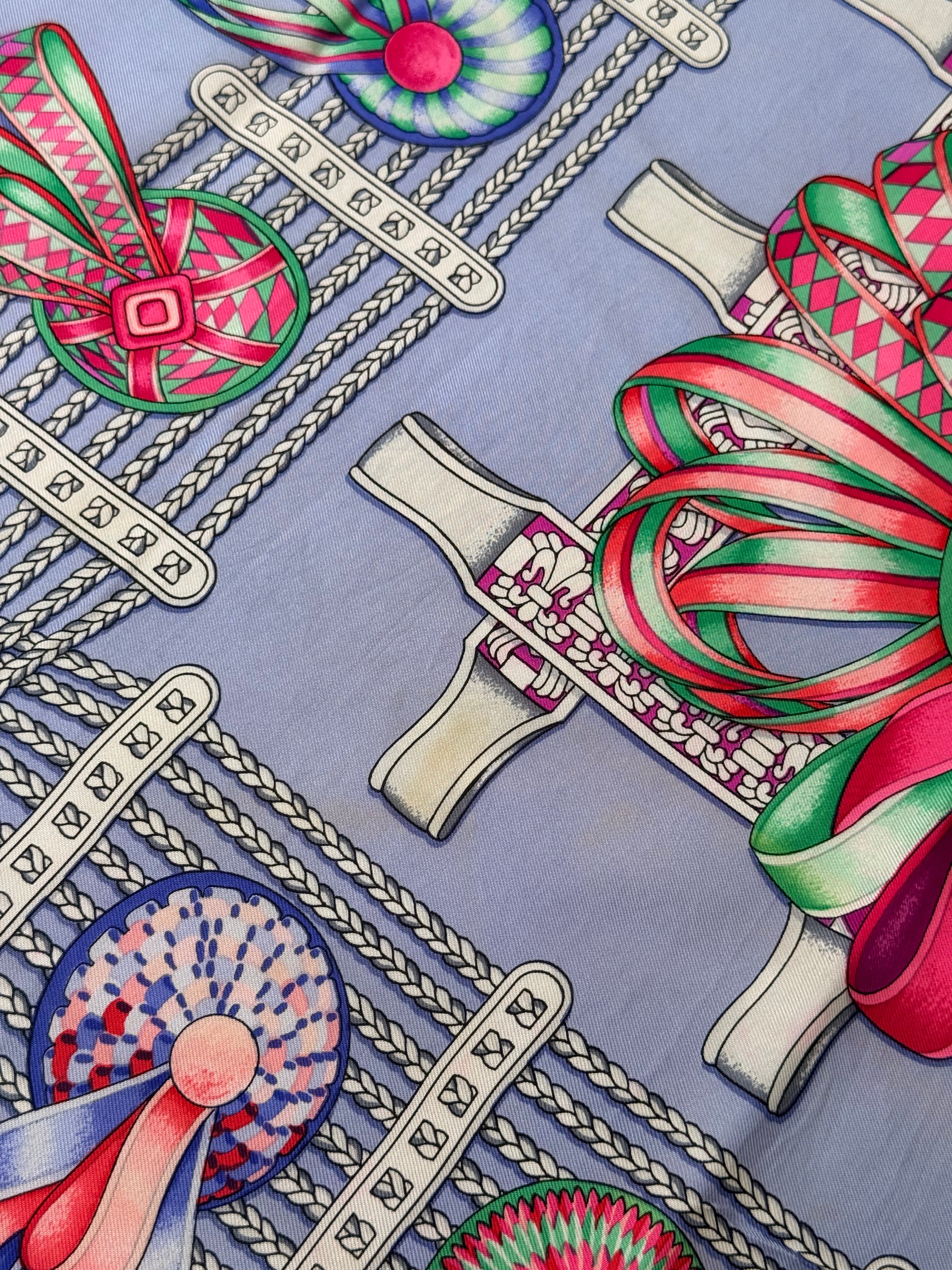 Foulard Hermès – Modèle Les Rubans Du Cheval