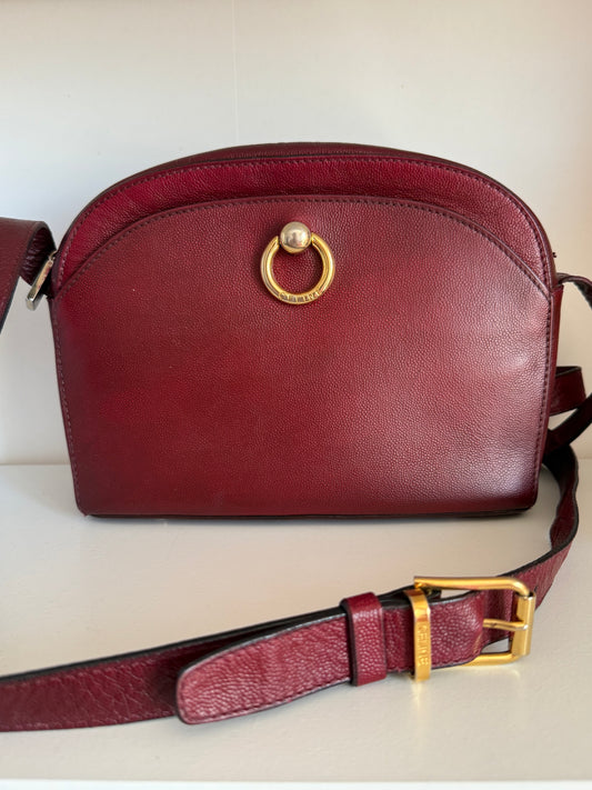Sac Céline en cuir rouge
