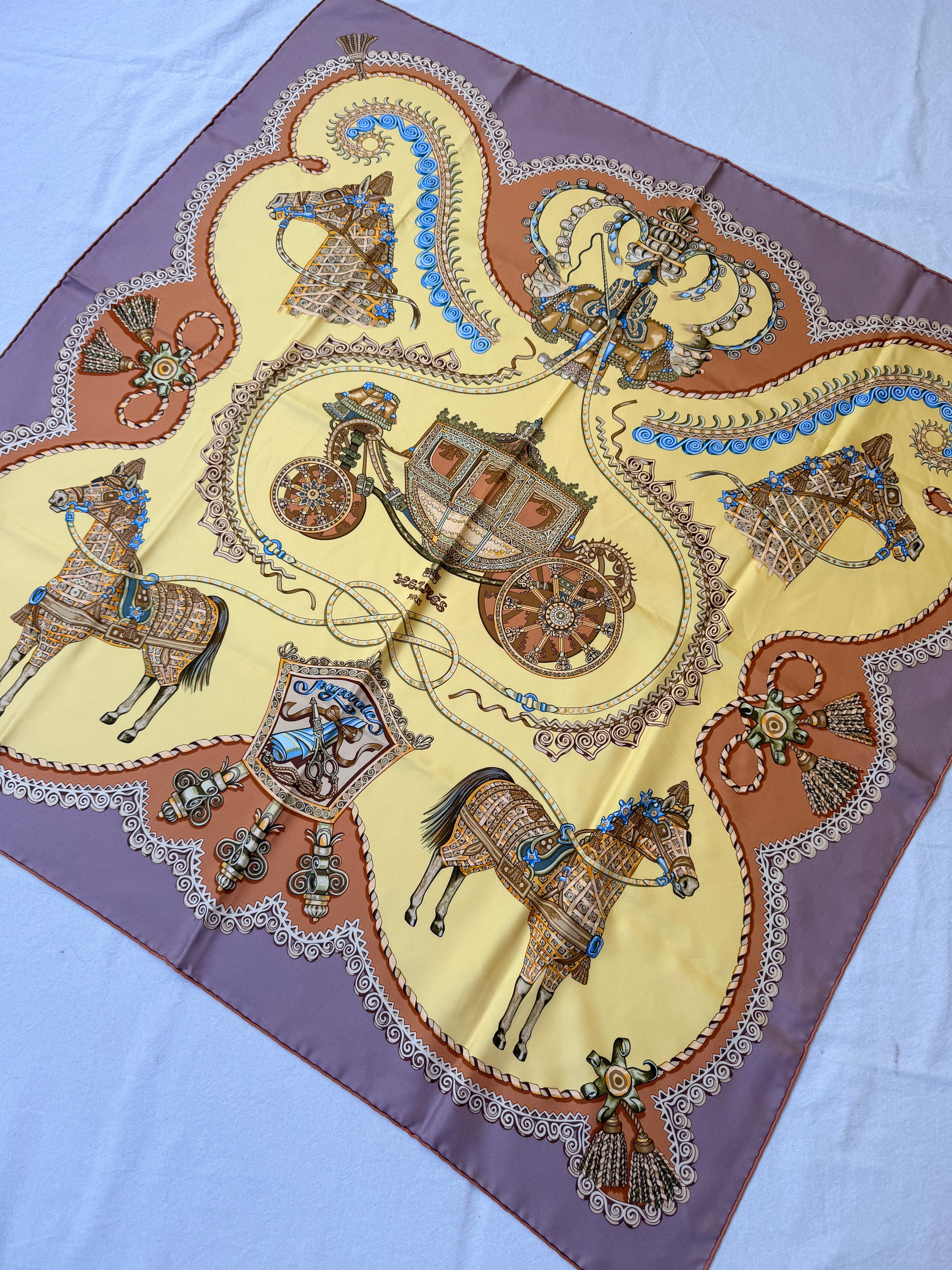 Foulard Hermès – Modèle Paperoles