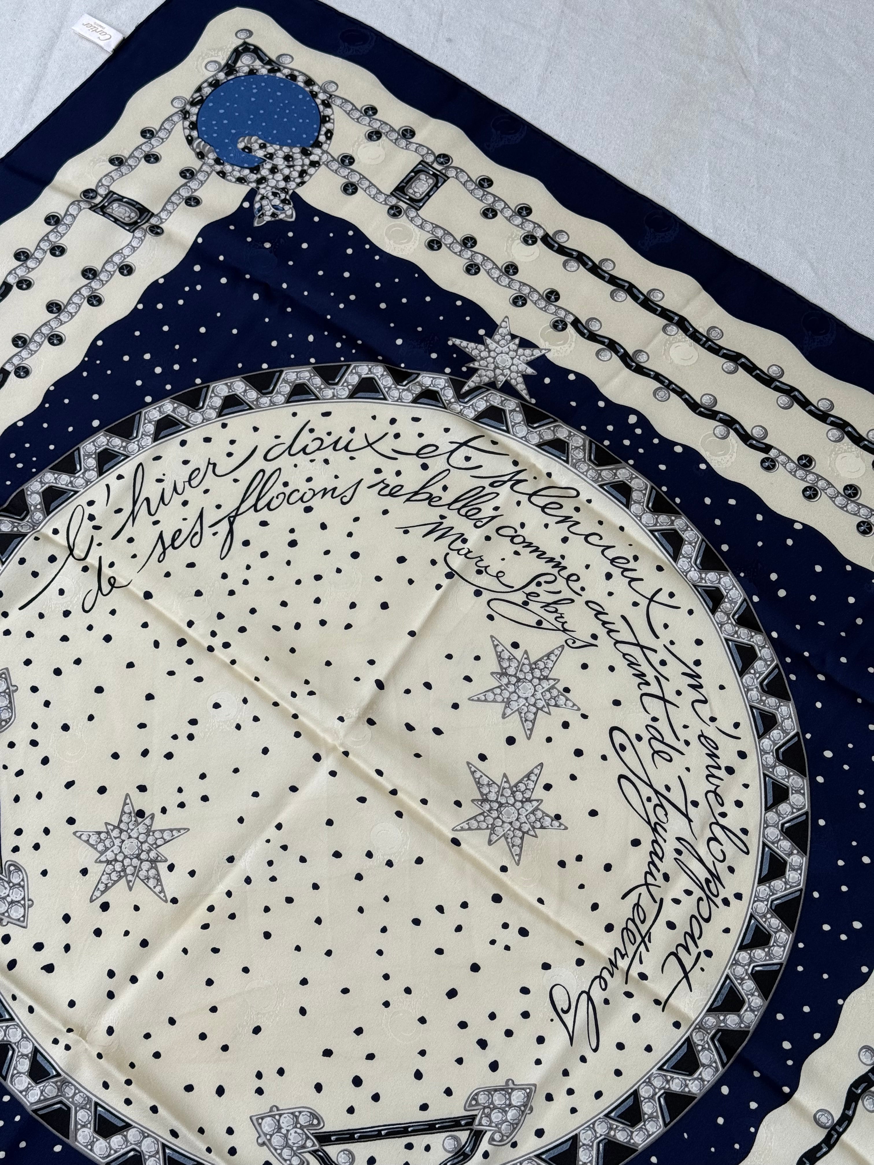 Foulard Cartier – Ciel d’hiver