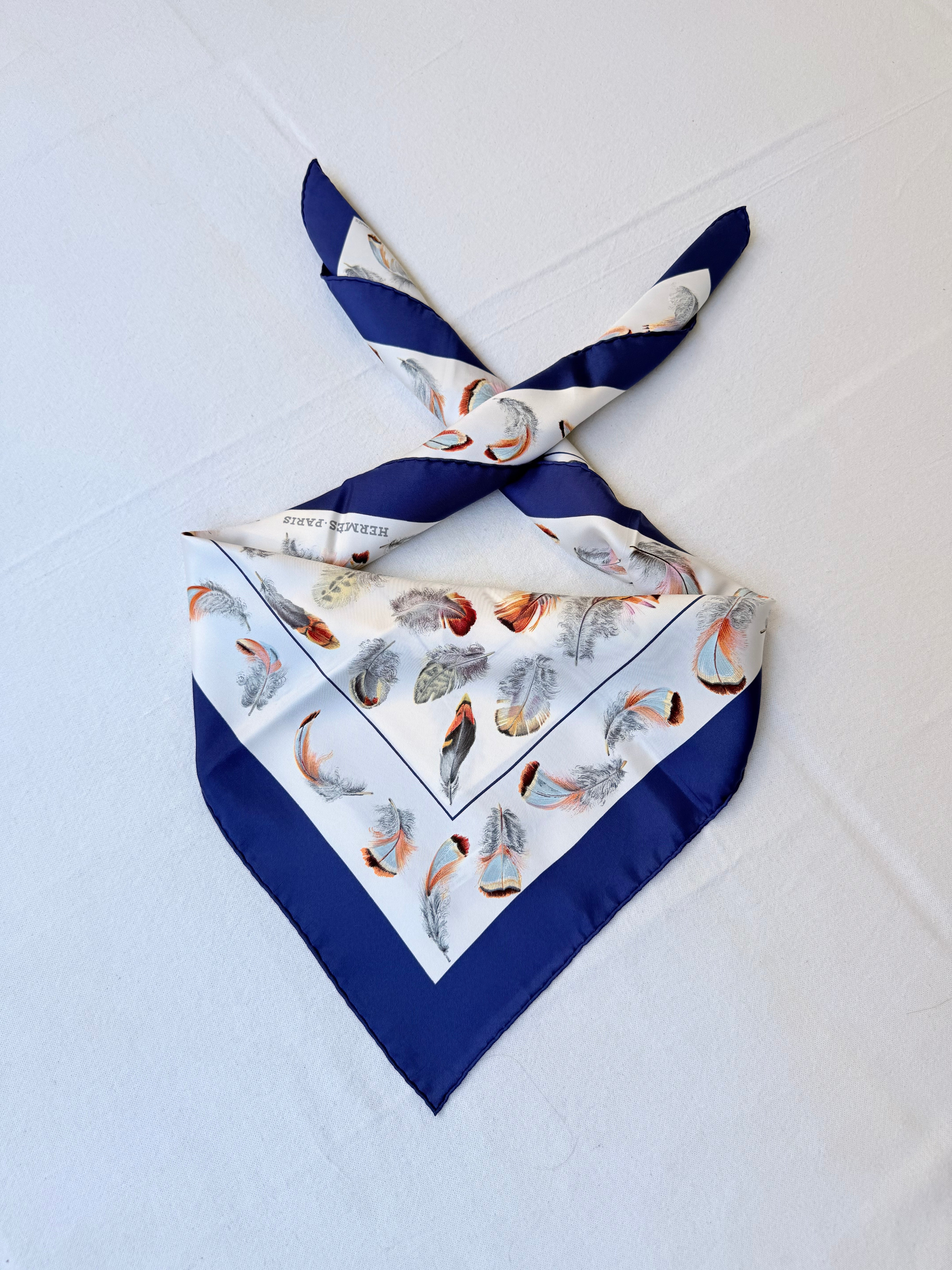 Foulard Hermès – Modèle Plumes