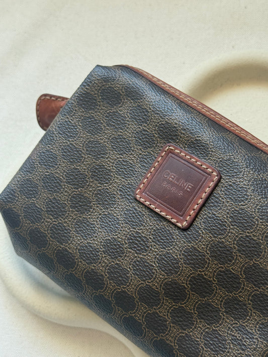 Pochette trousse Céline vintage - Toile triomphe