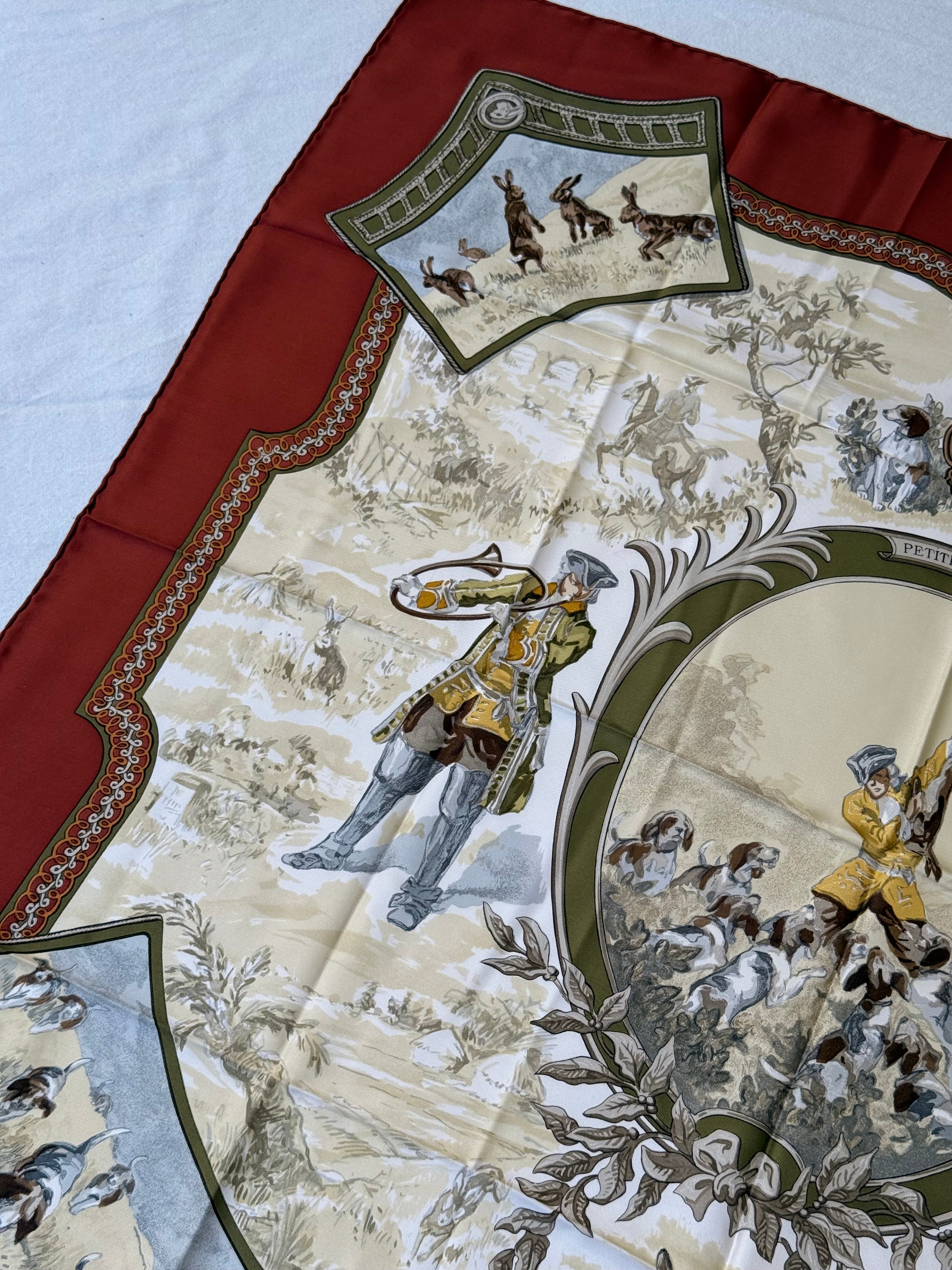 Foulard Hermès – Modèle Petite Vénerie