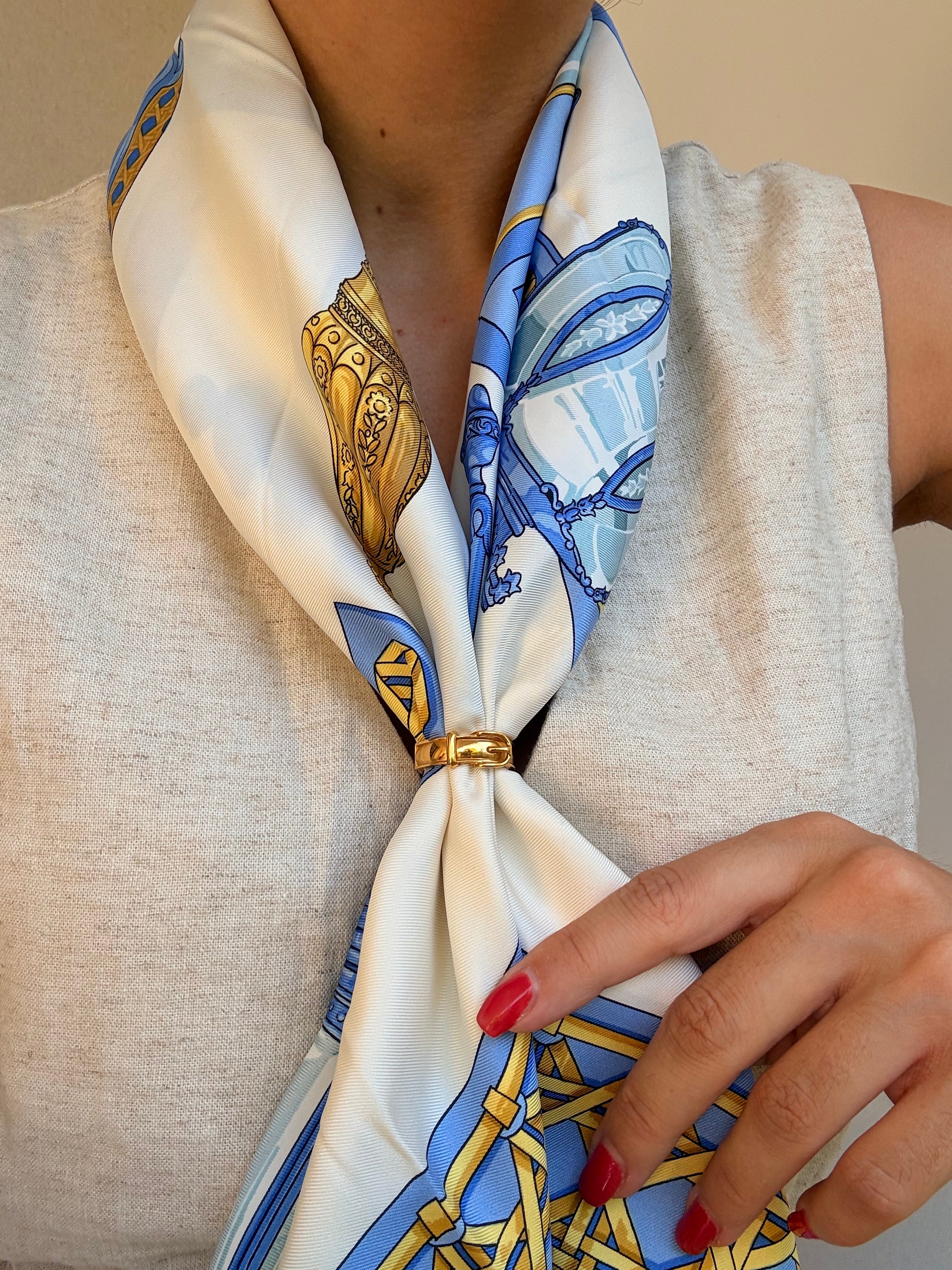 Anneau de foulard Hermès - Modèle Ceinture