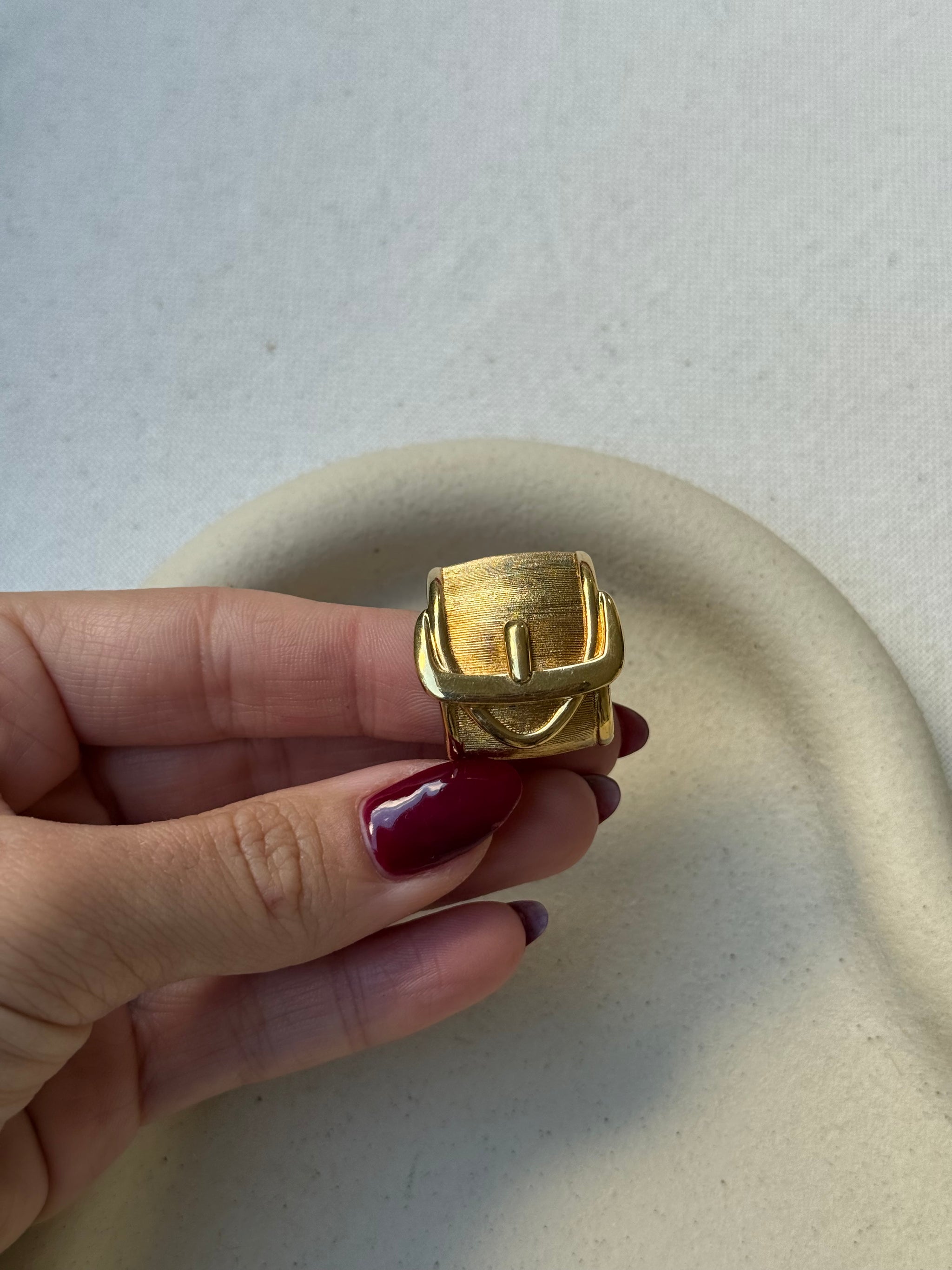 Anneau de foulard Christian Dior vintage - Design de ceinture