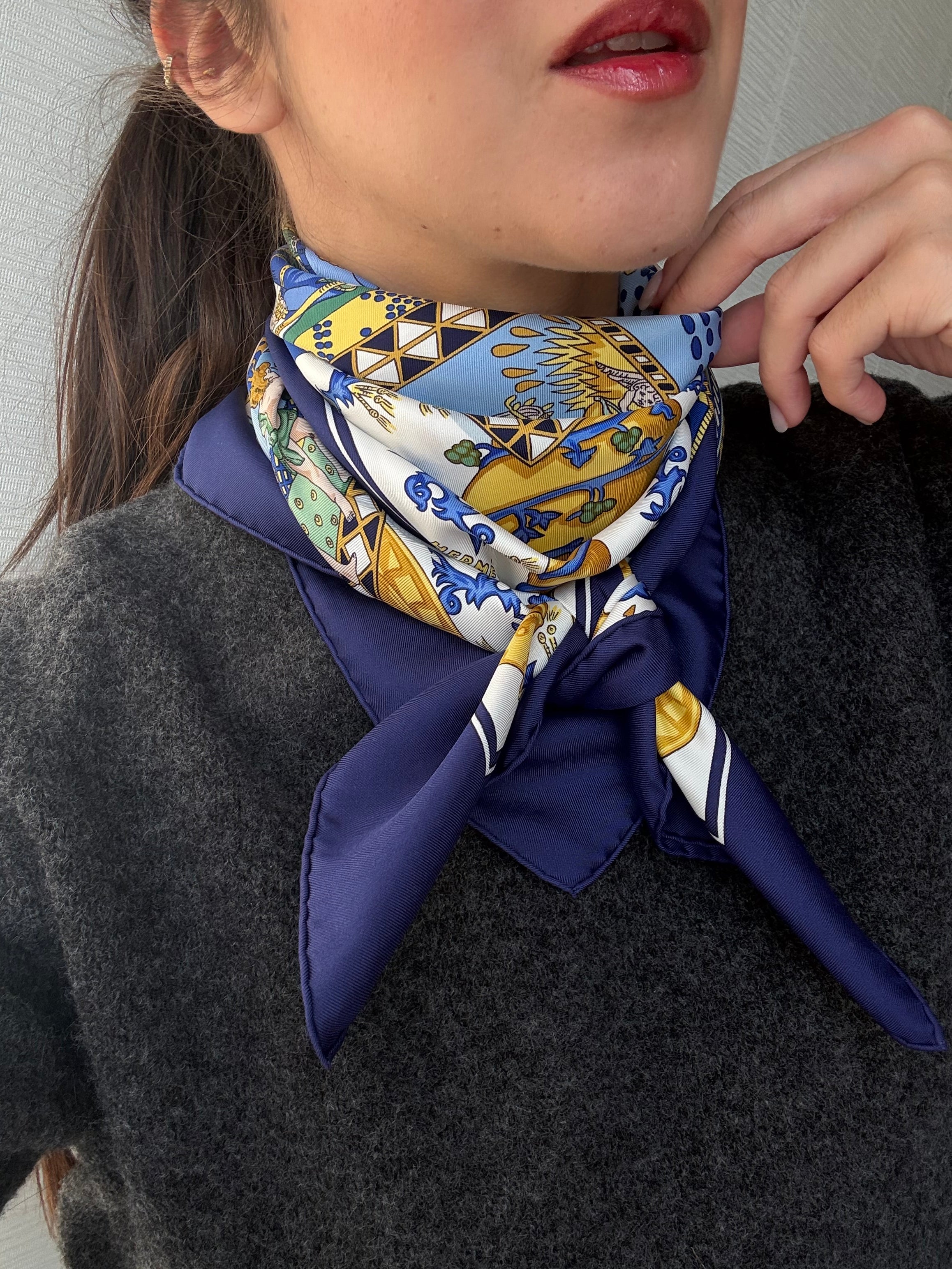 Foulard Hermès – Modèle Le Tarot